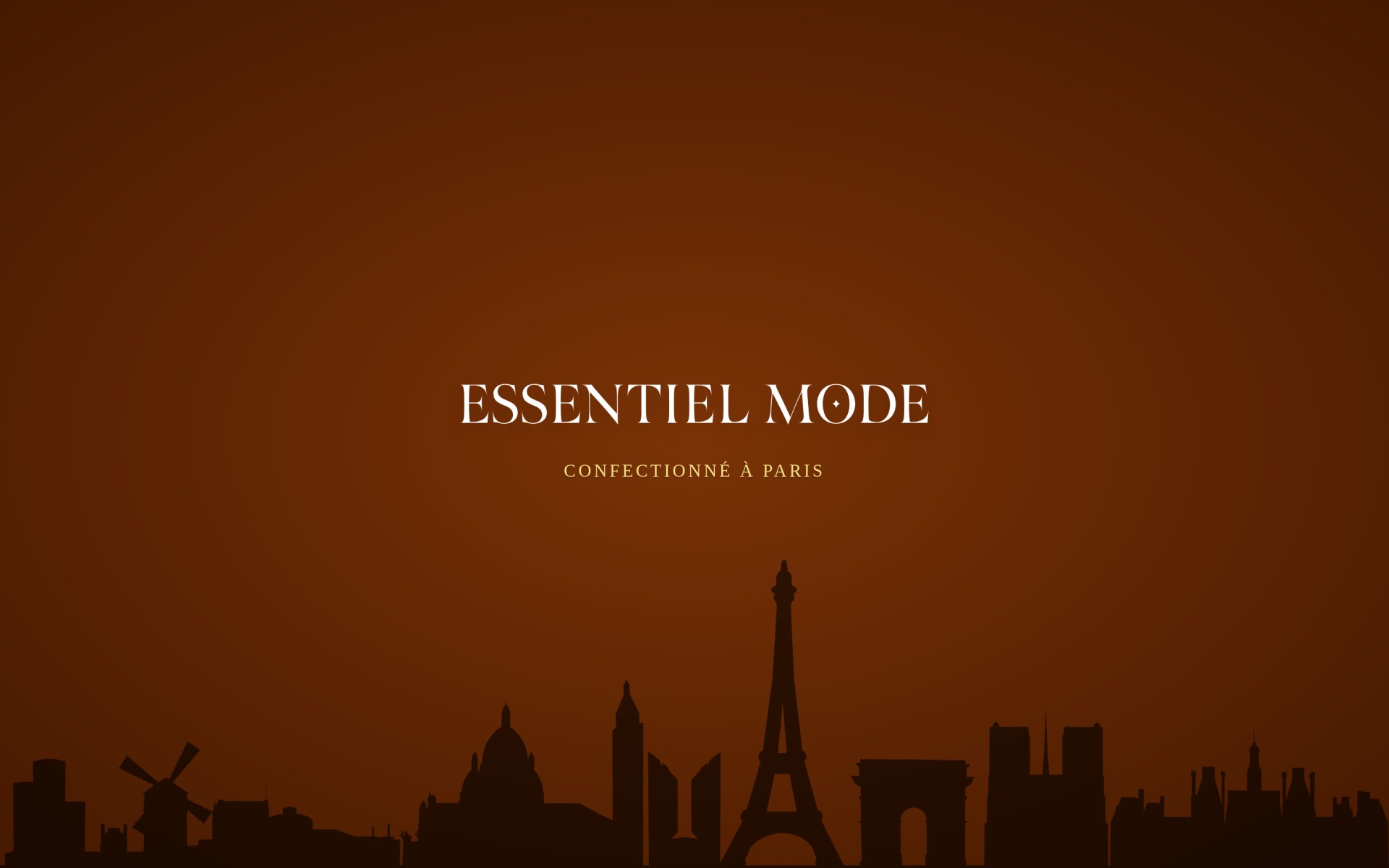 Essentiel Mode — splash screen